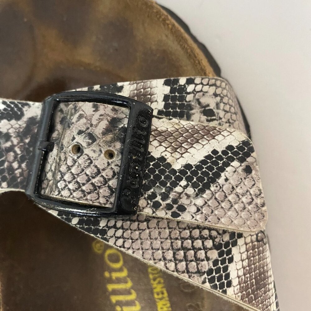 Papillio by Birkenstock Madrid Snake Print Women’s Slide Sandals Size 39 - Picture 9 of 9